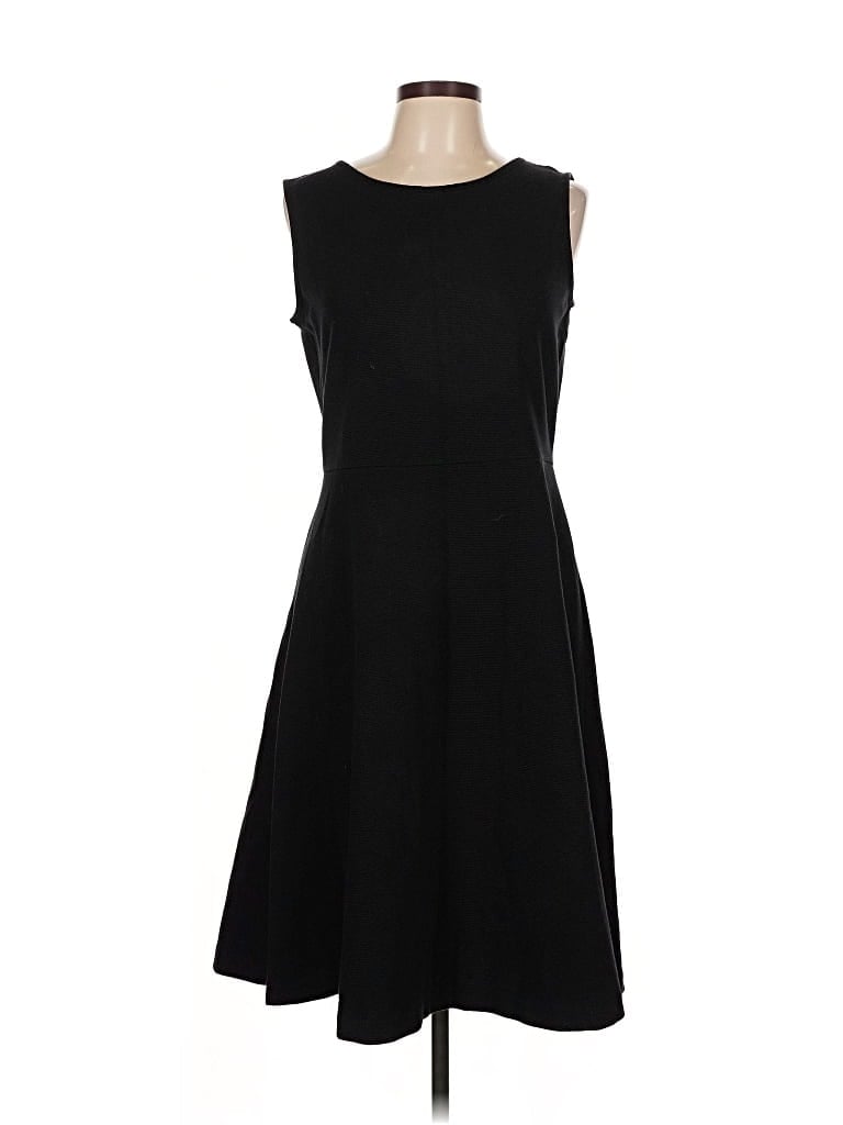 Pre-owned Talbots Casual Dress In Black