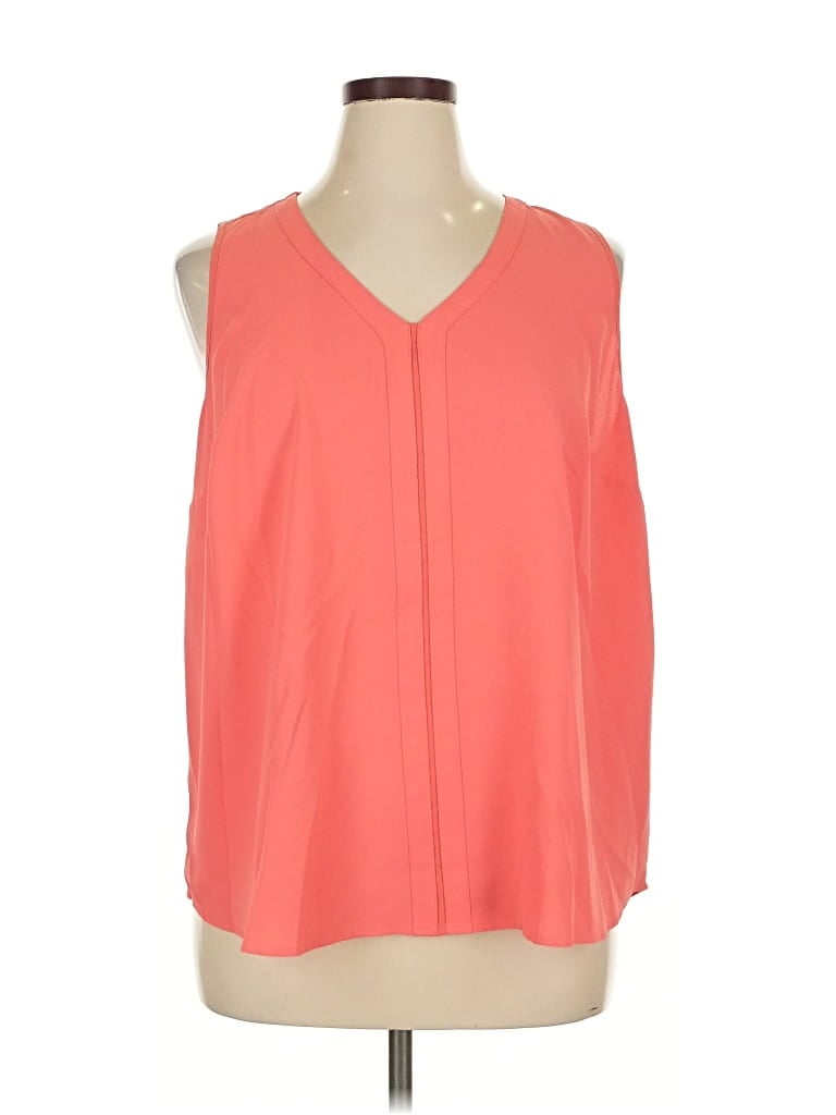 Pre-owned 41hawthorn Sleeveless Blouse In Orange