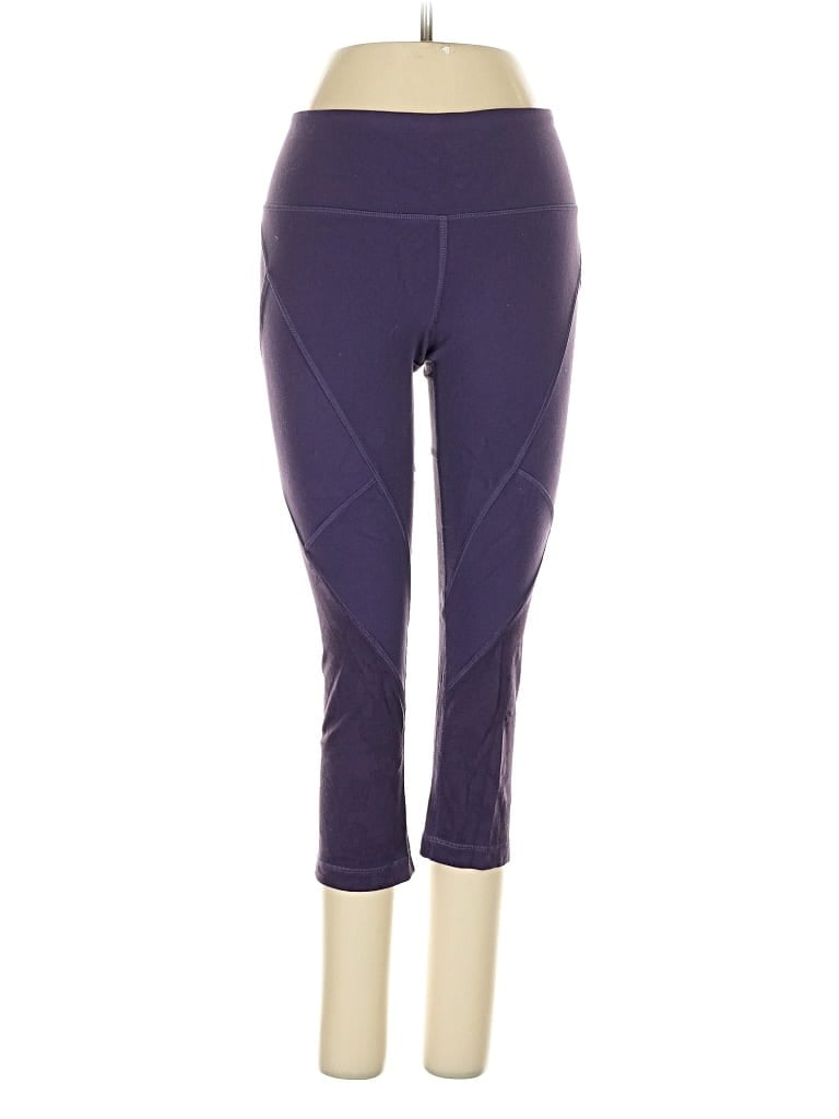 Pre-owned Lululemon Athletica Active Pants In Purple