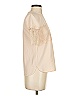 Zara Ivory Short Sleeve Blouse Size XS - photo 4