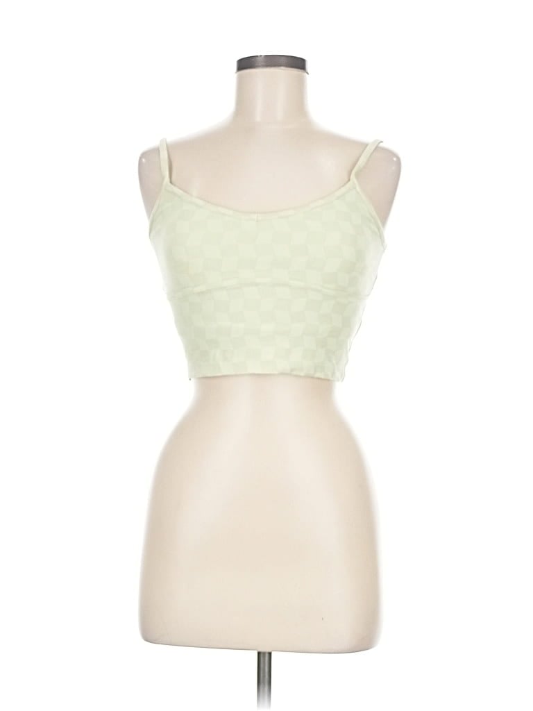 MWL BY MADEWELL Pre-owned Tank Top Green Square Neckline Tops
