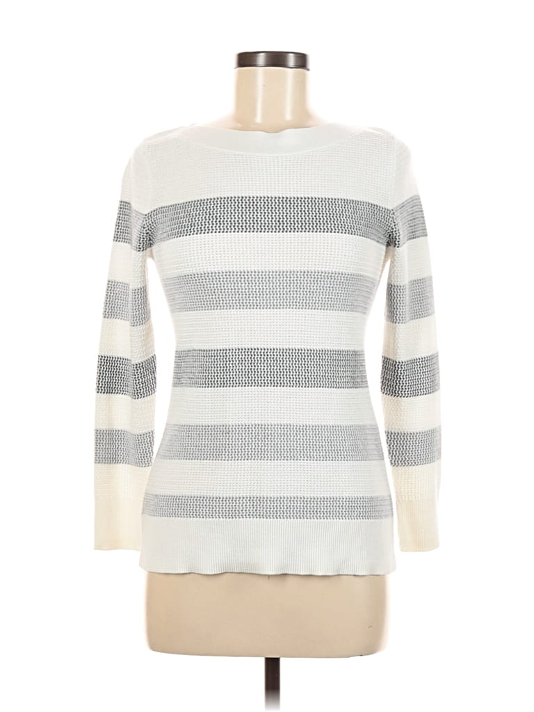 MARKET & SPRUCE Pre-owned 3/4 Sleeve T-shirt In Silver