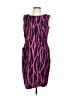 David Meister Graphic Pink Cocktail Dress Size 12 - photo 1