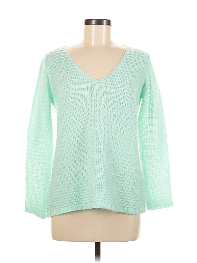Pre-owned Tobi Pullover Sweater In Green