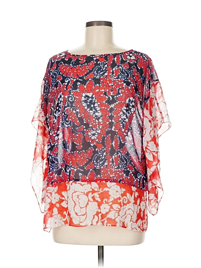 MICHAEL MICHAEL KORS Pre-owned 3/4 Sleeve Blouse In Red