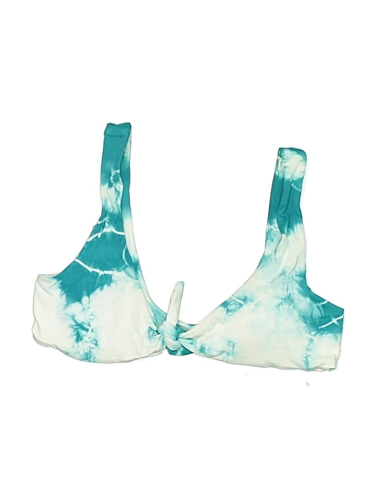 Dippin' Daisy's Swimwear Swimsuit Top Blue Tie-dye Pattern Swimwear In Blue