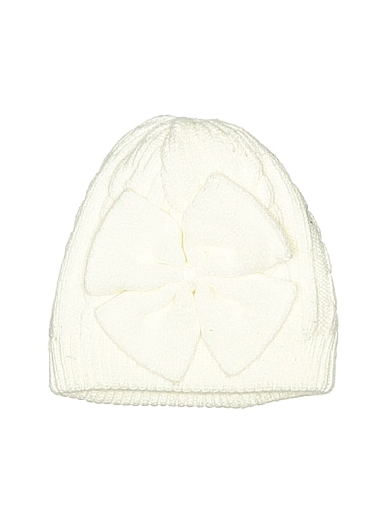 Pre-owned Unbranded Kids' Beanie Hat In White