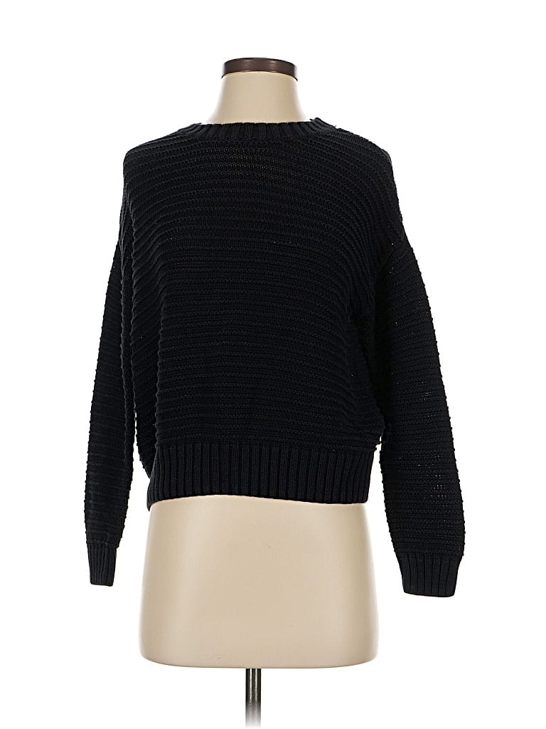 Pre-owned Divided By H&m Pullover Sweater In Black