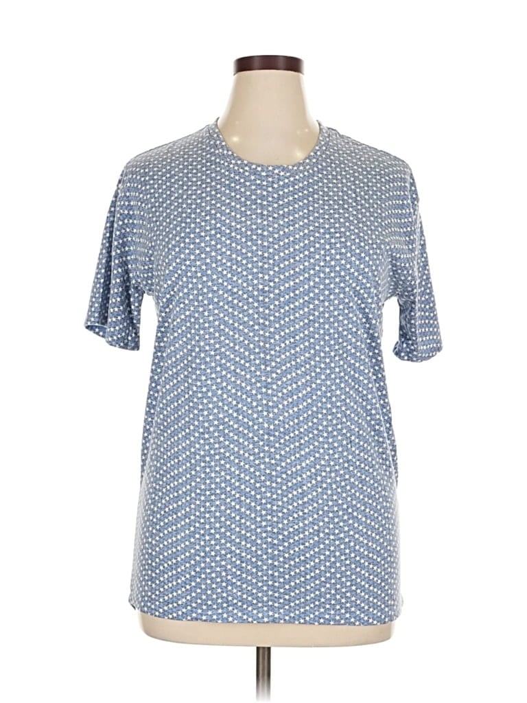 LULAROE Pre-owned Short Sleeve T-shirt In Blue
