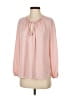 Amanda Uprichard 100% Polyester Pink 3/4 Sleeve Blouse Size P (petite) - photo 1