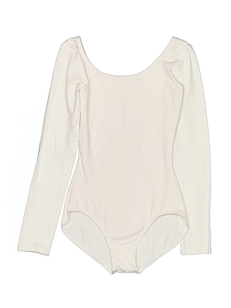 Pre-owned Capezio Bodysuit In White