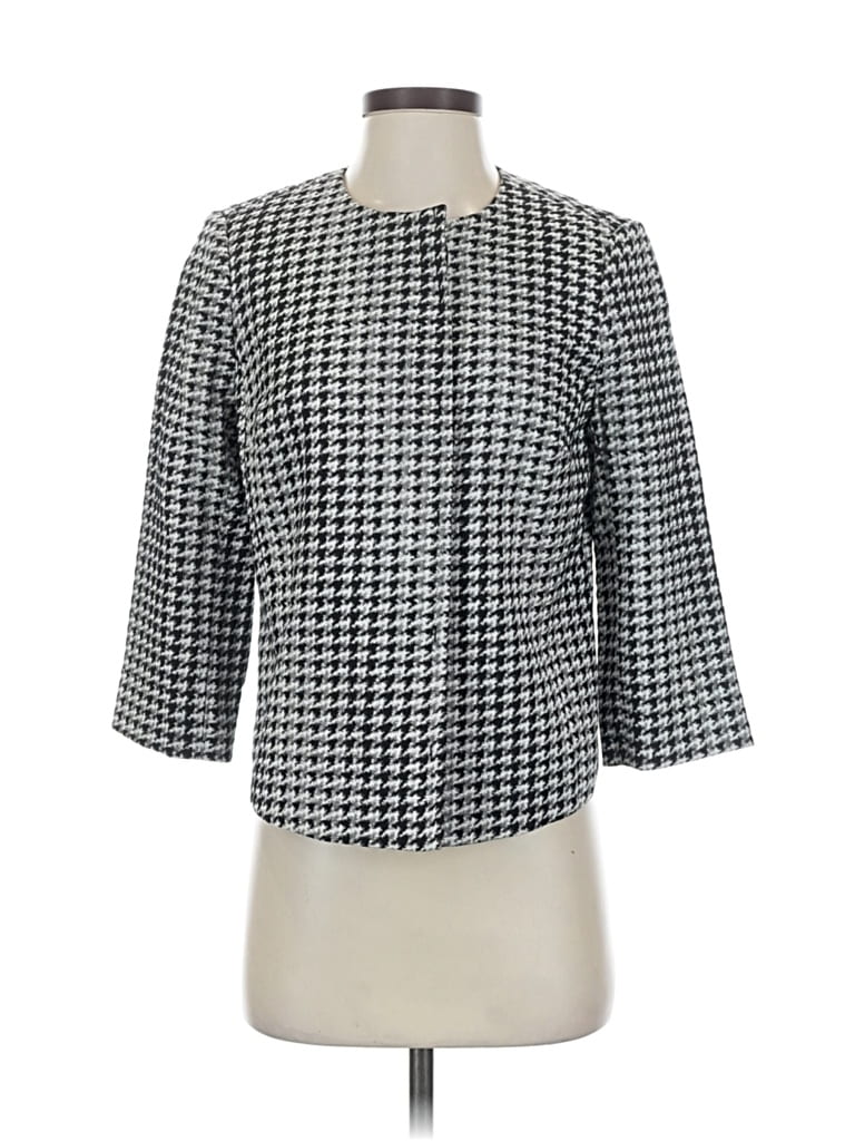 Pre-owned The Limited Blazer Jacket In Gray