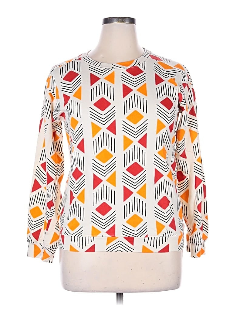 Pre-owned Assorted Brands Cardigan Sweater In White