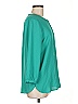 JM Collection 100% Polyester Teal 3/4 Sleeve Blouse Size M - photo 4