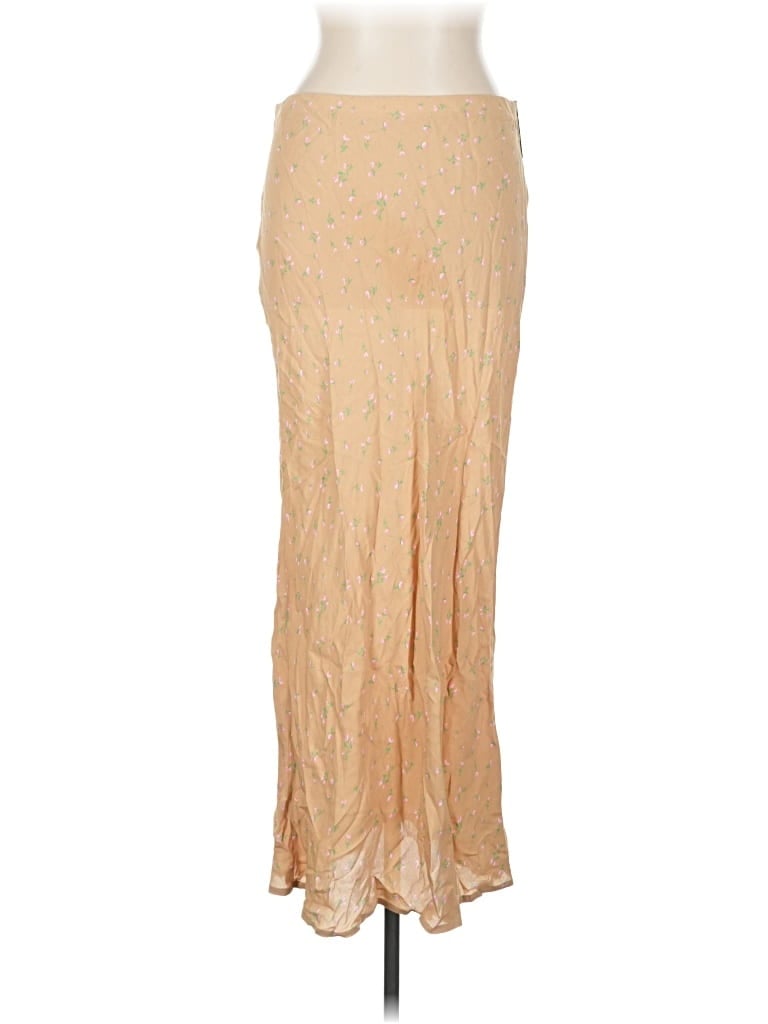 Pre-owned Wild Fable Formal Skirt In Brown