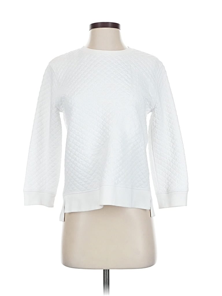 Pre-owned Banana Republic Pullover Sweater In White