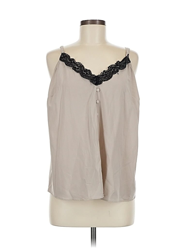 Pre-owned Torrid Sleeveless Blouse In Gray