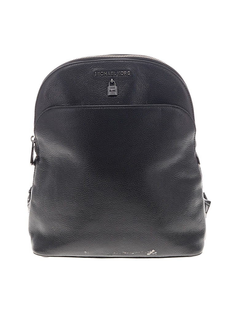 MICHAEL MICHAEL KORS Pre-owned Leather Backpack In Black