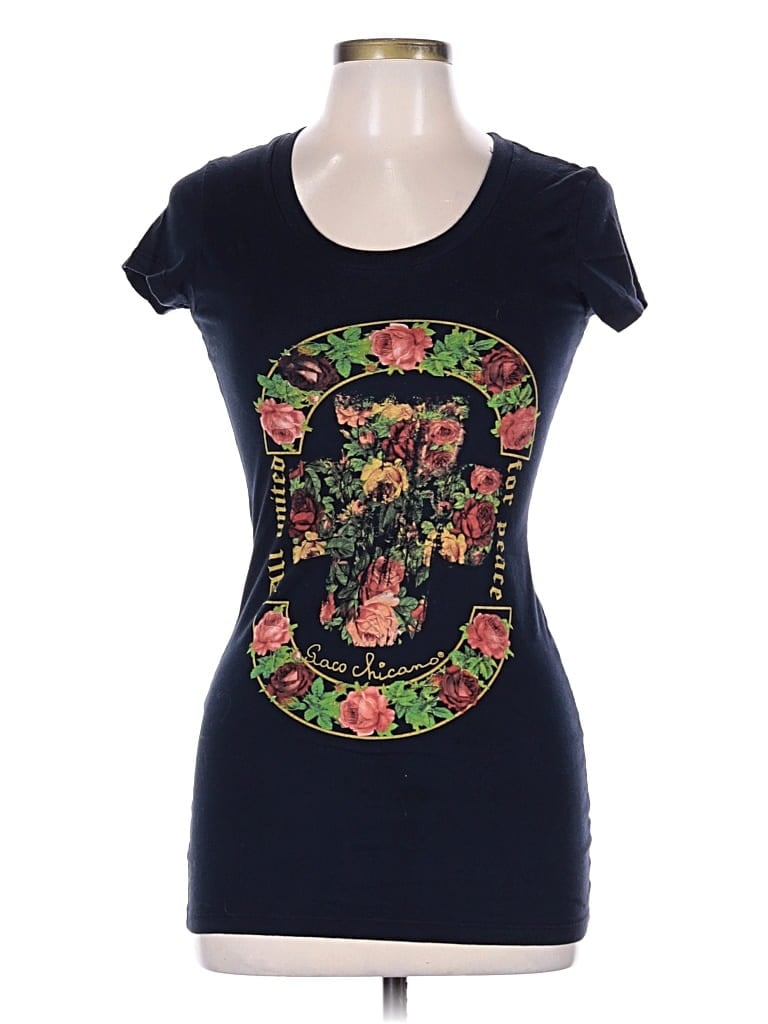 Pre-owned Assorted Brands Short Sleeve T-shirt In Black