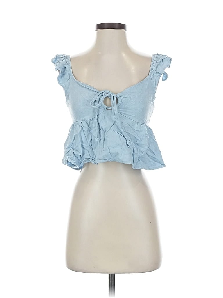 Pre-owned La Hearts Sleeveless Blouse In Blue