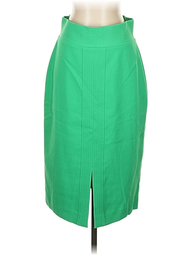 Pre-owned Ann Taylor Formal Skirt In Green