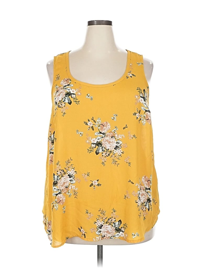 Pre-owned Torrid Sleeveless Blouse In Yellow