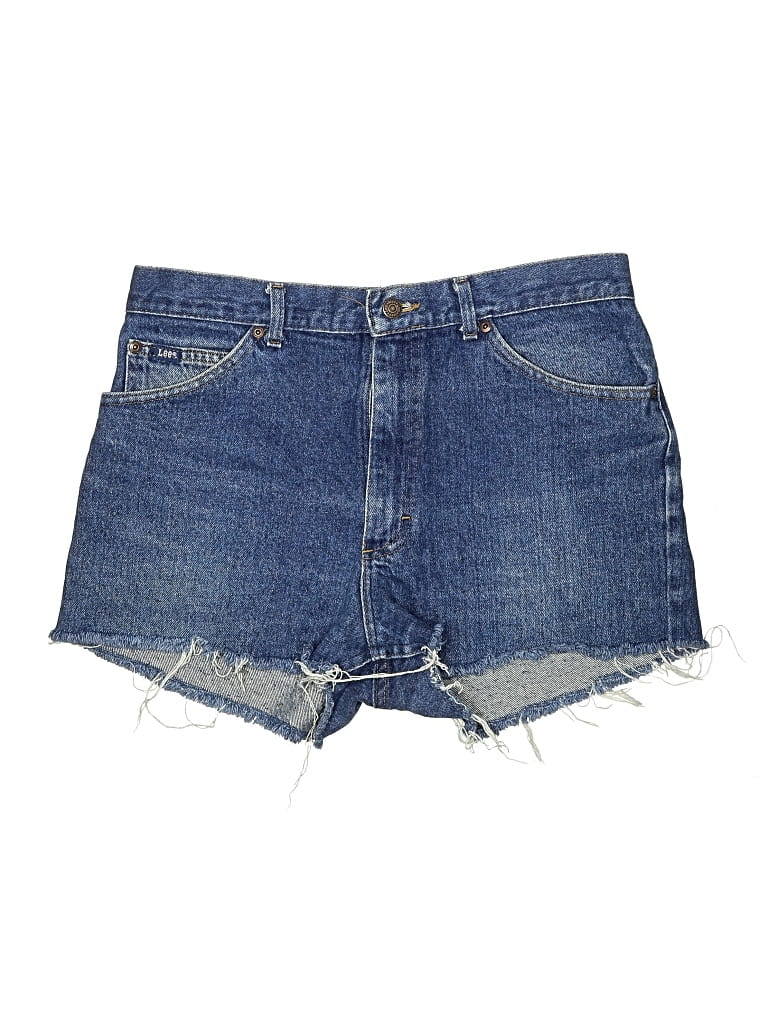 LEE Pre-owned Denim Shorts In Blue