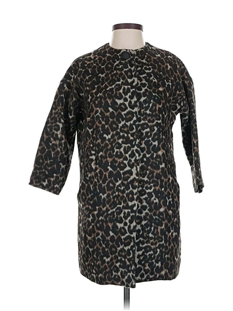 Pre-owned Vince Camuto Coat In Black