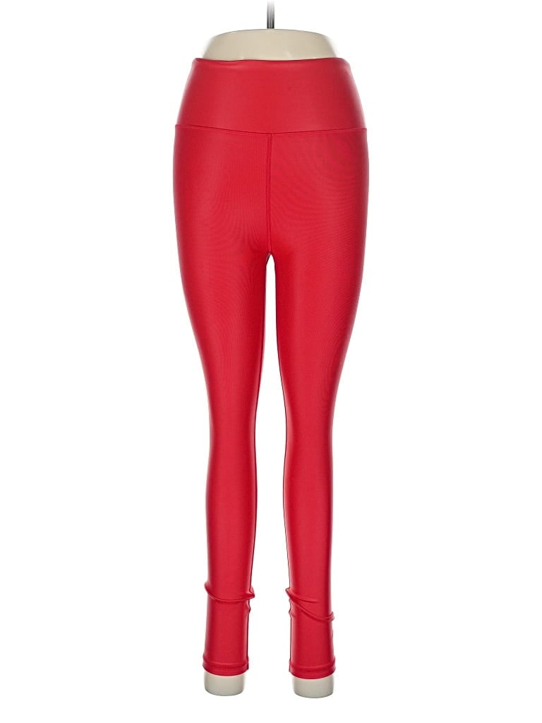 Pre-owned Zyia Active Leggings In Red