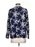 How Very Loved 100% Polyester Blue Long Sleeve Blouse Size S - photo 2
