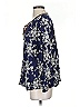 How Very Loved 100% Polyester Blue Long Sleeve Blouse Size S - photo 5