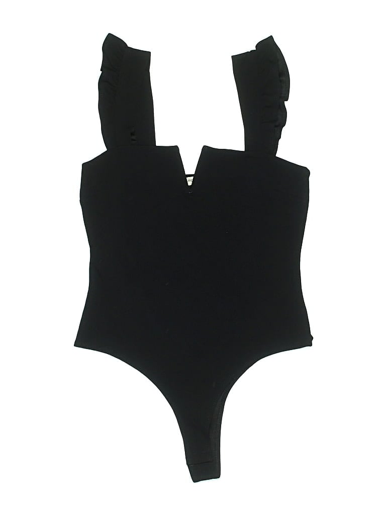 Pre-owned Moa Moa Bodysuit In Black