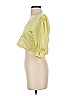 Koch 100% Polyester Yellow 3/4 Sleeve Blouse Size XS - photo 5