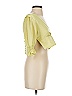 Koch 100% Polyester Yellow 3/4 Sleeve Blouse Size XS - photo 4