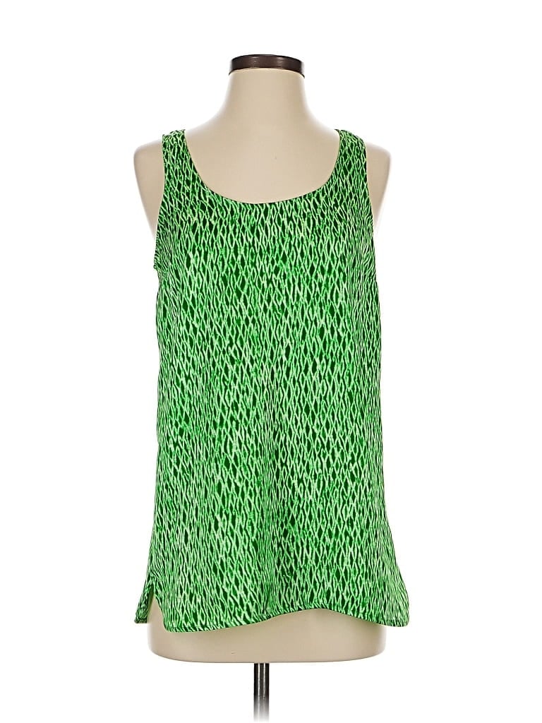 MICHAEL MICHAEL KORS Pre-owned Tank Top Green Square Neckline Tops