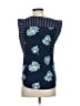 J.Crew 100% Polyester Blue Sleeveless Blouse Size 00 - photo 2