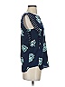 J.Crew 100% Polyester Blue Sleeveless Blouse Size 00 - photo 4