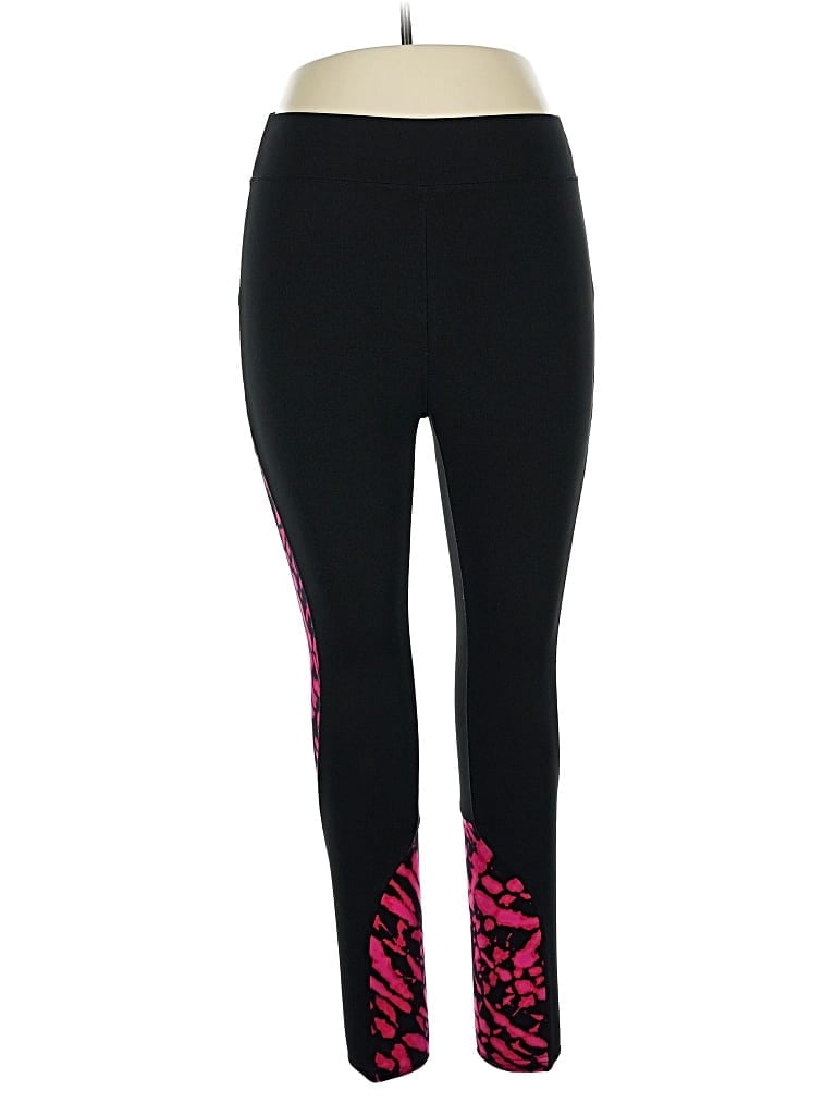 Pre-owned Pop Fit Active Pants In Black
