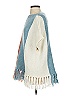 m.i.h Jeans Color Block Orange Blue Poncho Size S (estimated) - photo 5