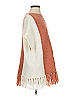 m.i.h Jeans Color Block Orange Blue Poncho Size S (estimated) - photo 4