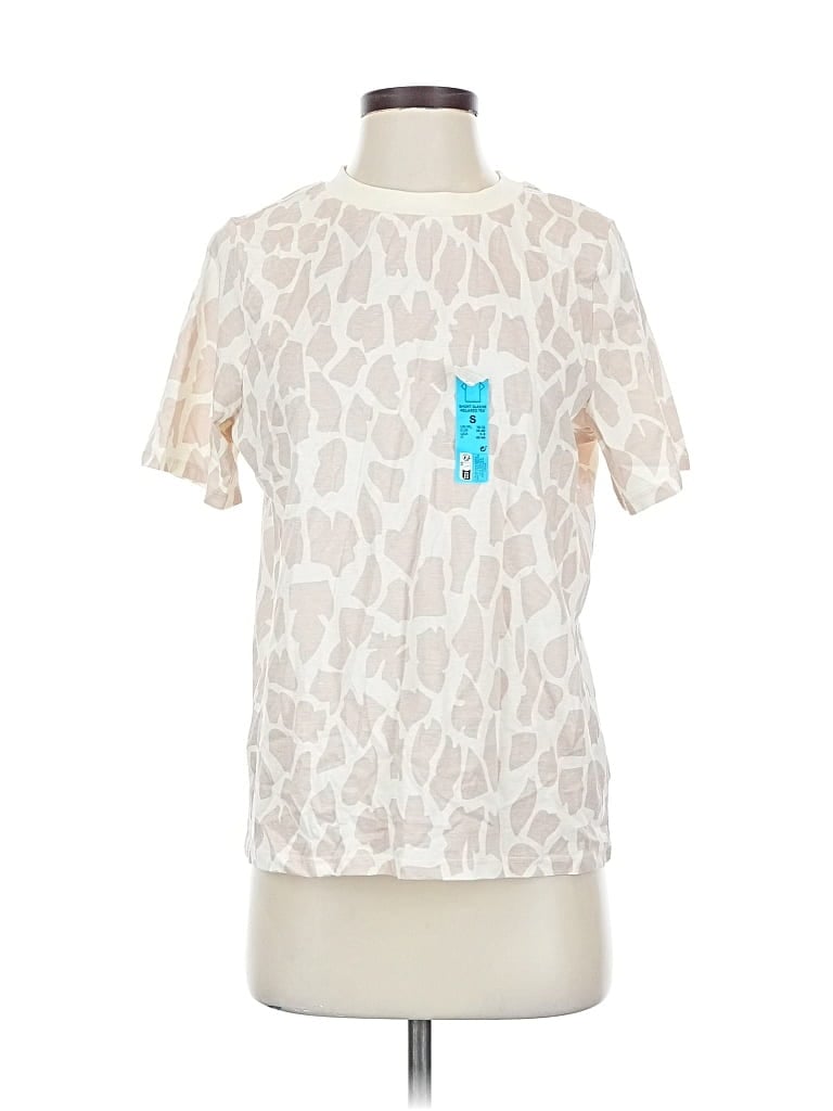Pre-owned Primark Short Sleeve T-shirt In White