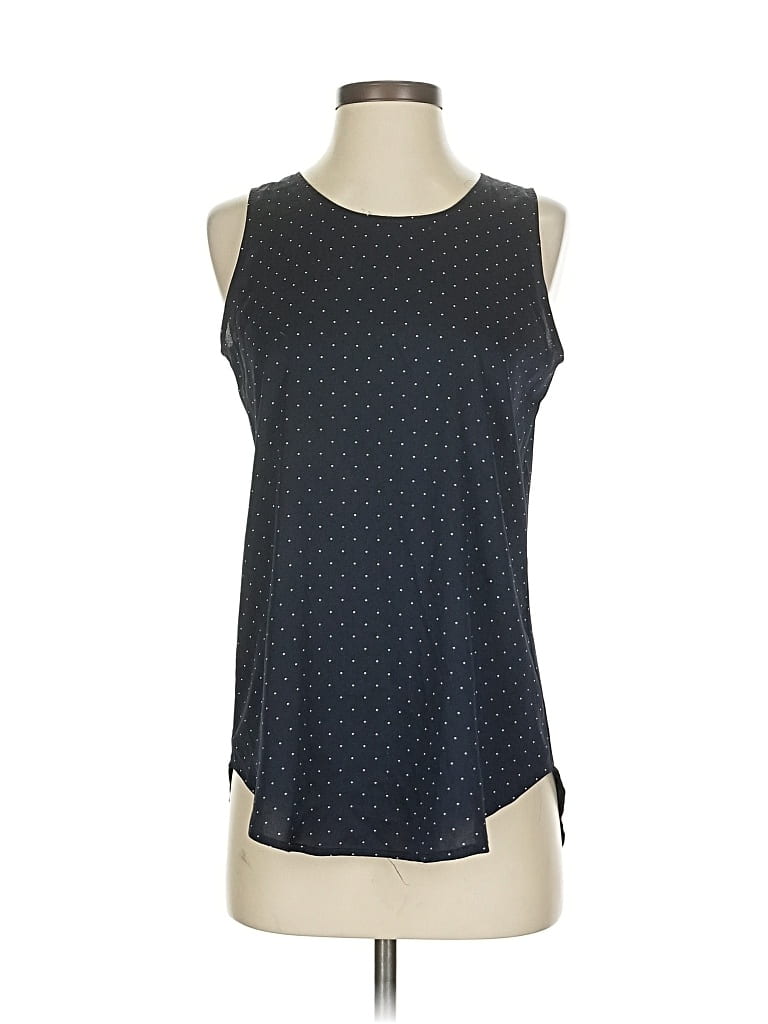 Pre-owned Ann Taylor Sleeveless Top Black Halter Neckline Tops
