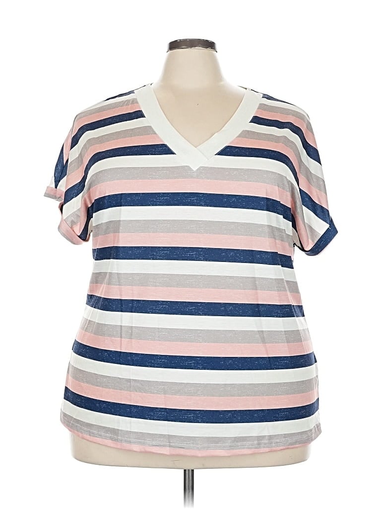 Pre-owned Miholl Short Sleeve T-shirt In Blue