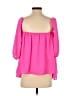 Necessary Objects 100% Polyester Pink 3/4 Sleeve Blouse Size S - photo 2