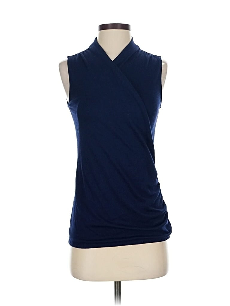 Pre-owned 41hawthorn Sleeveless Blouse In Blue