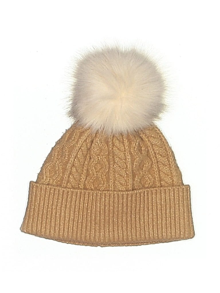 Pre-owned Oliver Bonas Beanie Hat In Brown