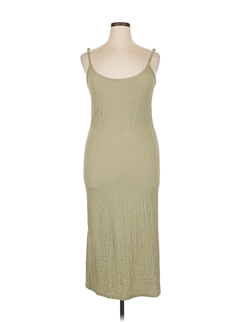 Pre-owned H&m Casual Dress In Green
