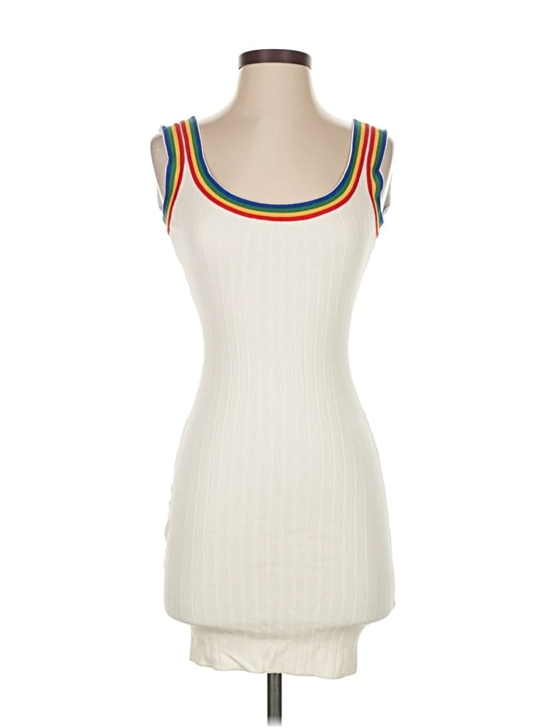 Pre-owned Superdown Casual Dress In White