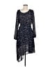 Octavia 100% Polyester Stars Blue Cocktail Dress Size M - photo 1