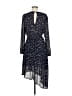 Octavia 100% Polyester Stars Blue Cocktail Dress Size M - photo 2